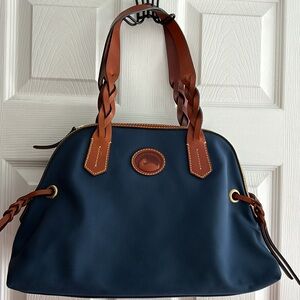 Dooney & Bourke nylon and leather satchel.